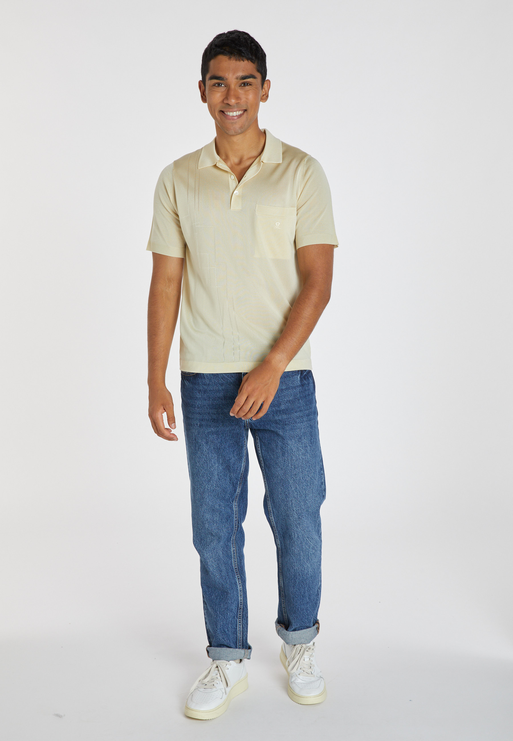 Fil Lumière patterned polo shirt - Anders