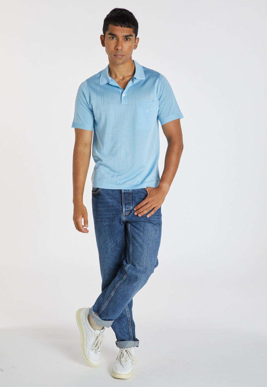 Polo Fil Lumière à motifs - Anders
