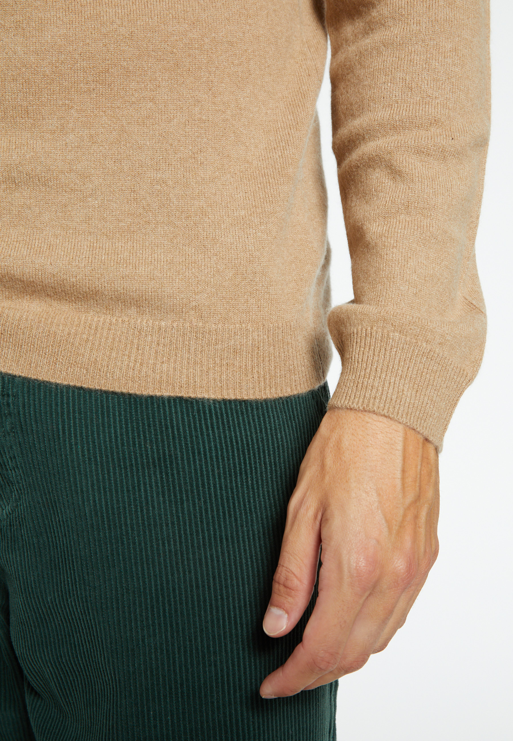 Pull col zippé en cachemire Filip 6349