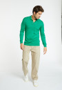 Pull col polo en laine mérinos - Lino 6450