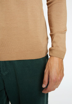 Pull col V en laine mérinos - Badyss 6630