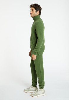 Zipped jacket in 4-ply cashmere - Balthazar