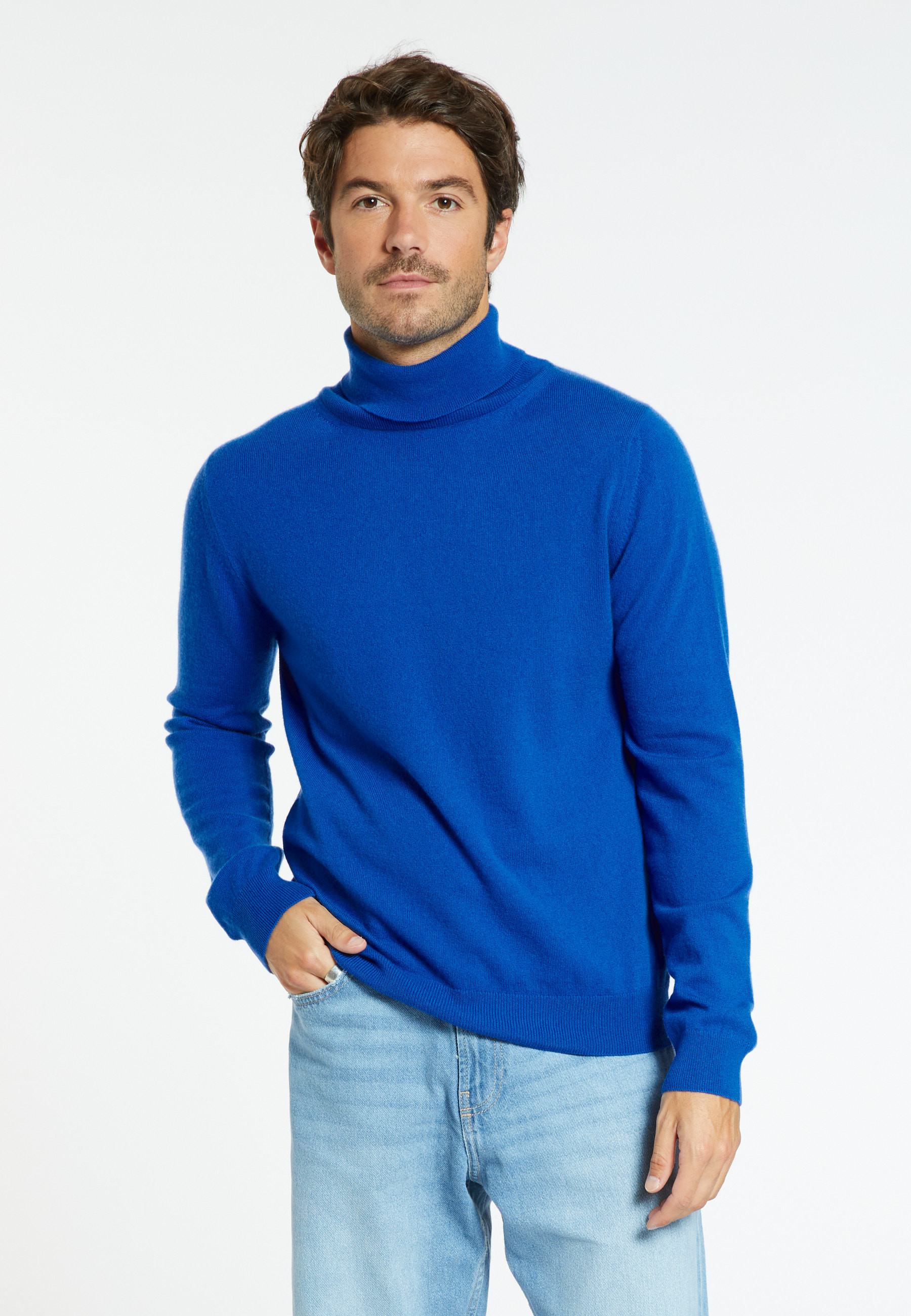 Pull col roulé en cachemire - Eduardo 8241