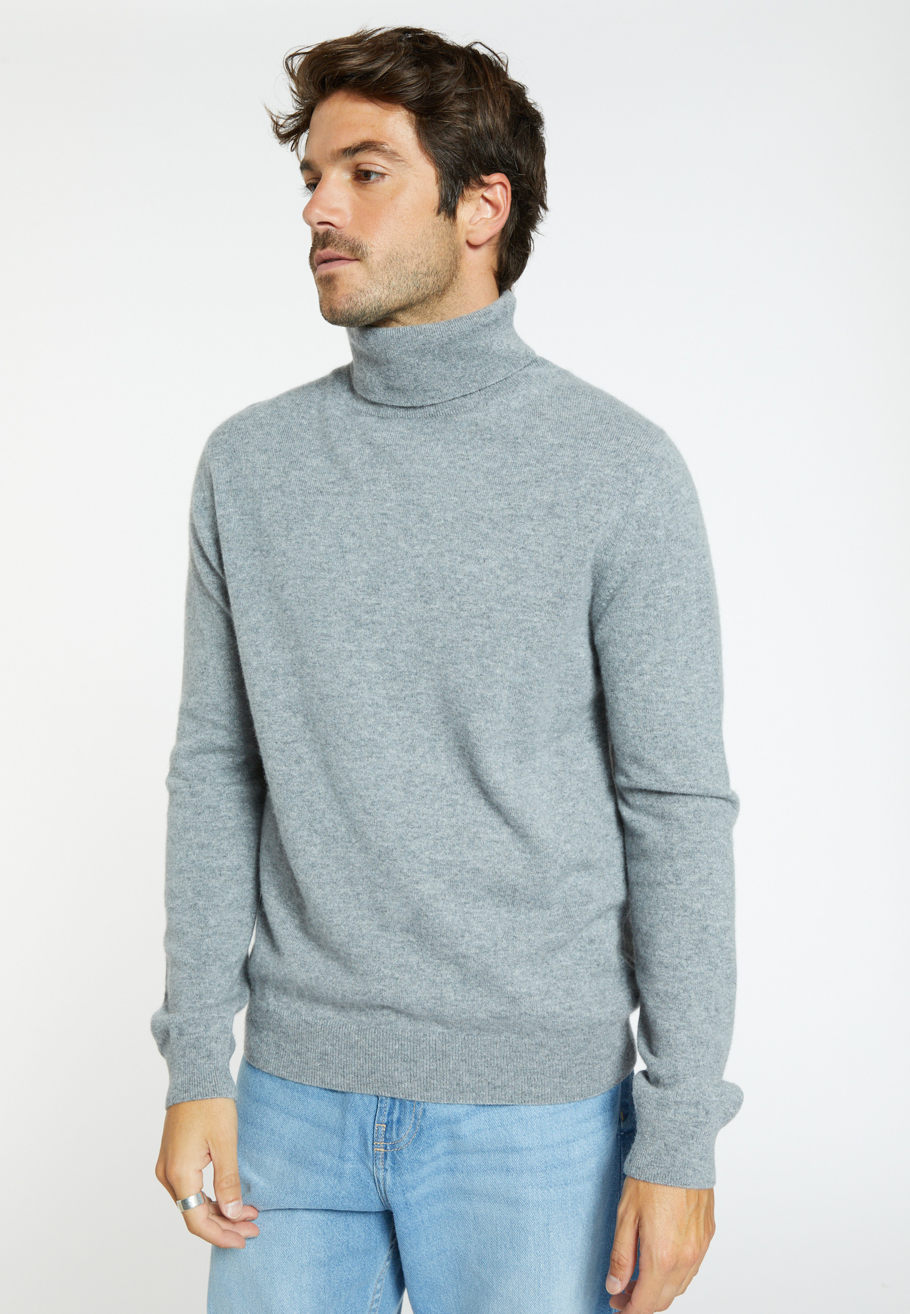 Pull col roulé en cachemire - Eduardo 8211