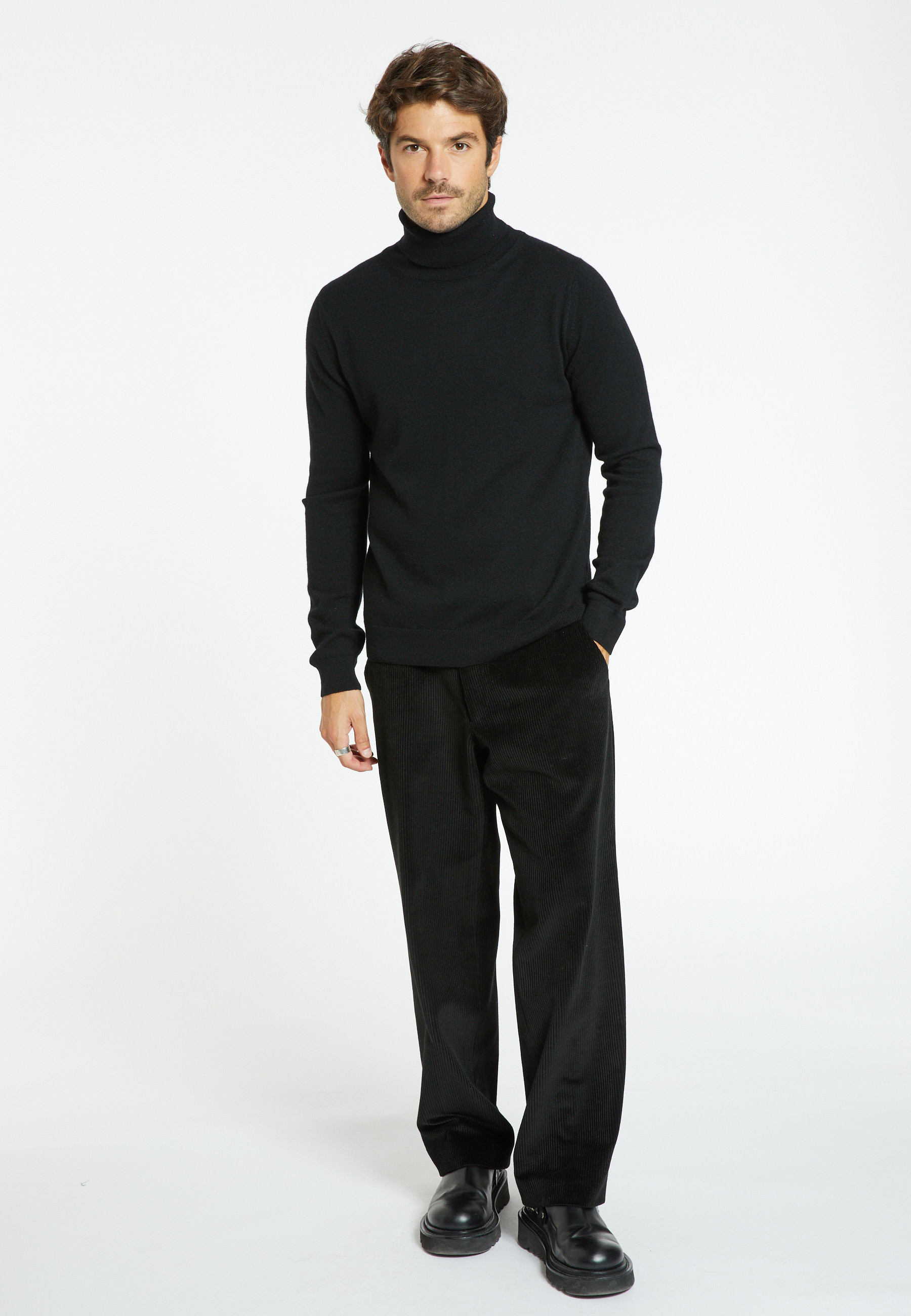 Pull col roulé en cachemire - Eduardo 8210