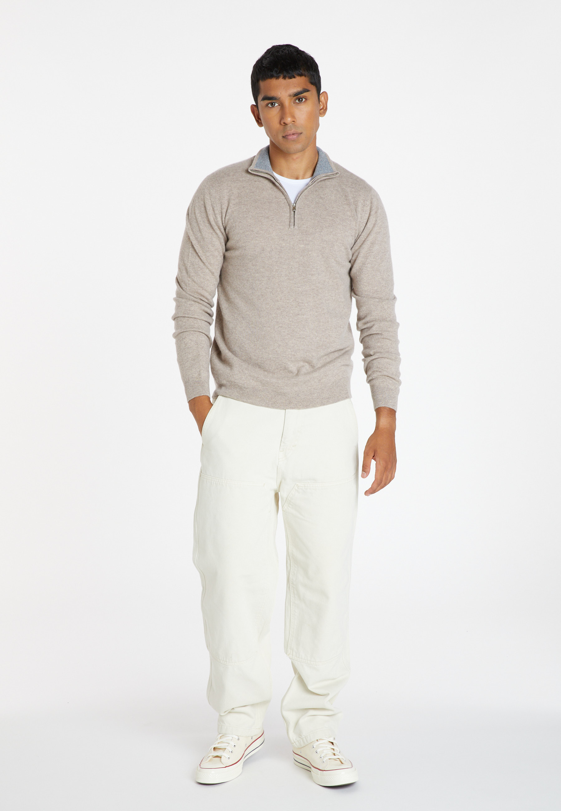 Pull col camionneur en cachemire - Emile