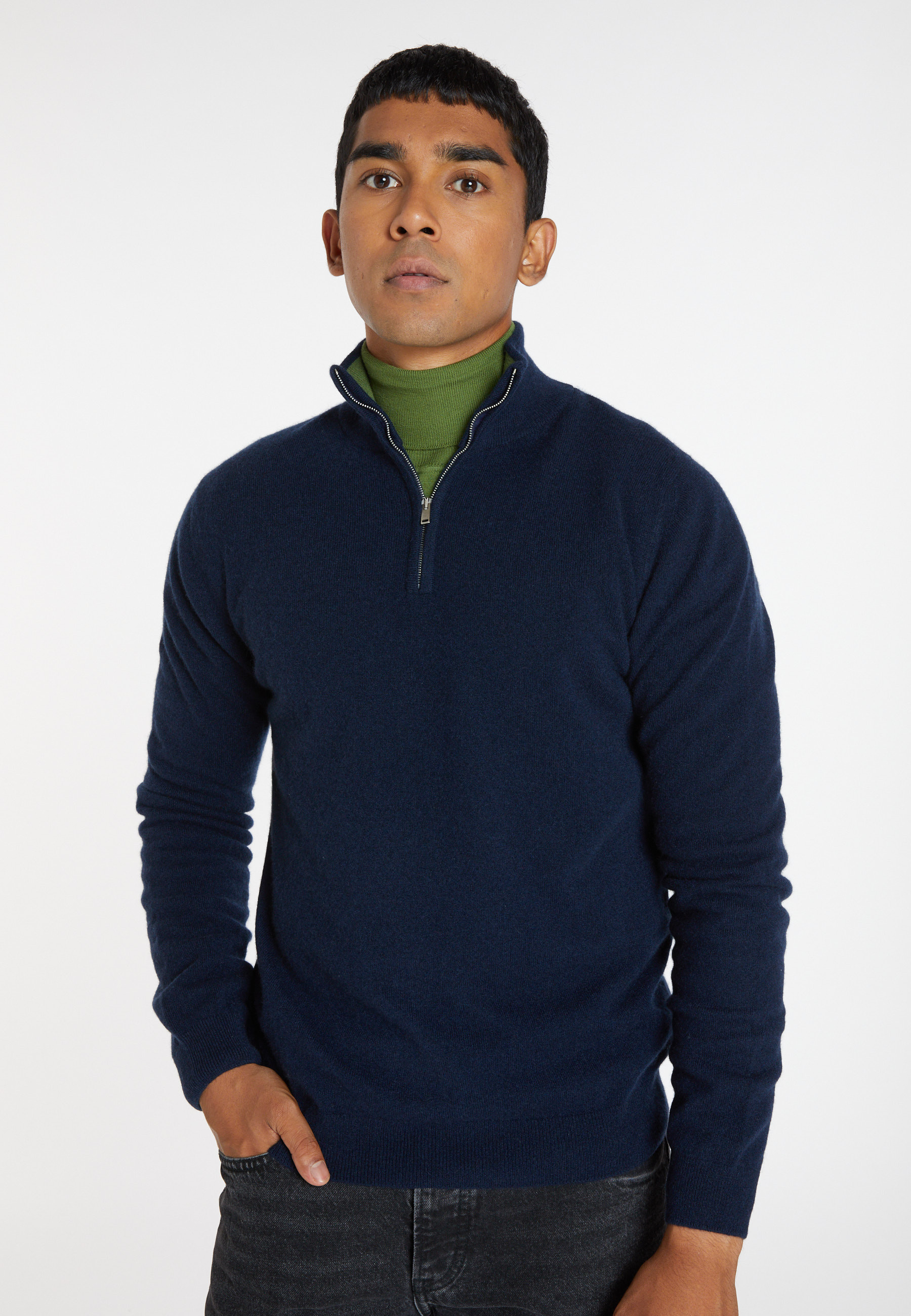 Pull col camionneur en cachemire - Emile