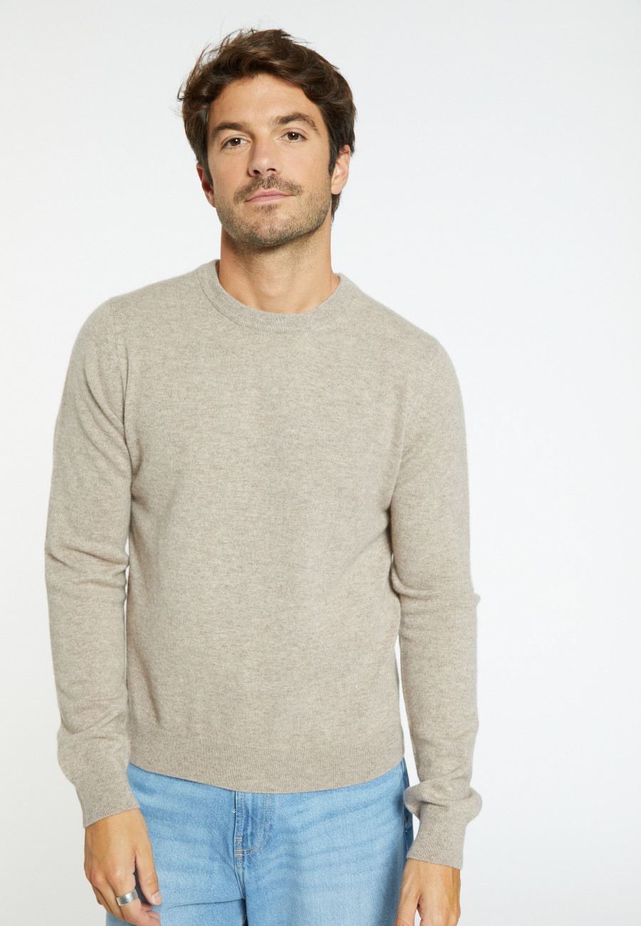 Suéter de cashmere com gola redonda - Evain