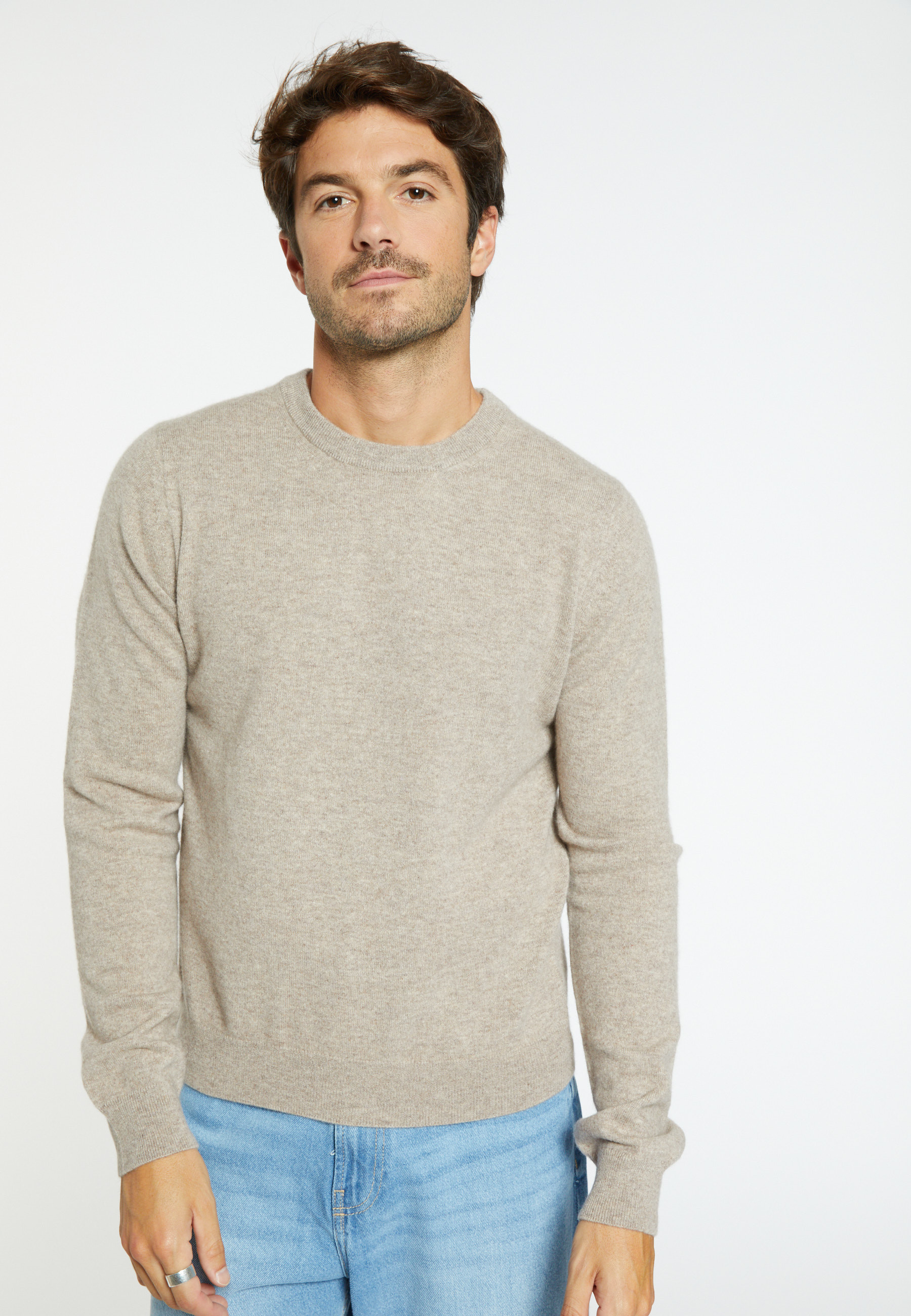Pull col rond en cachemire - Evain 8221