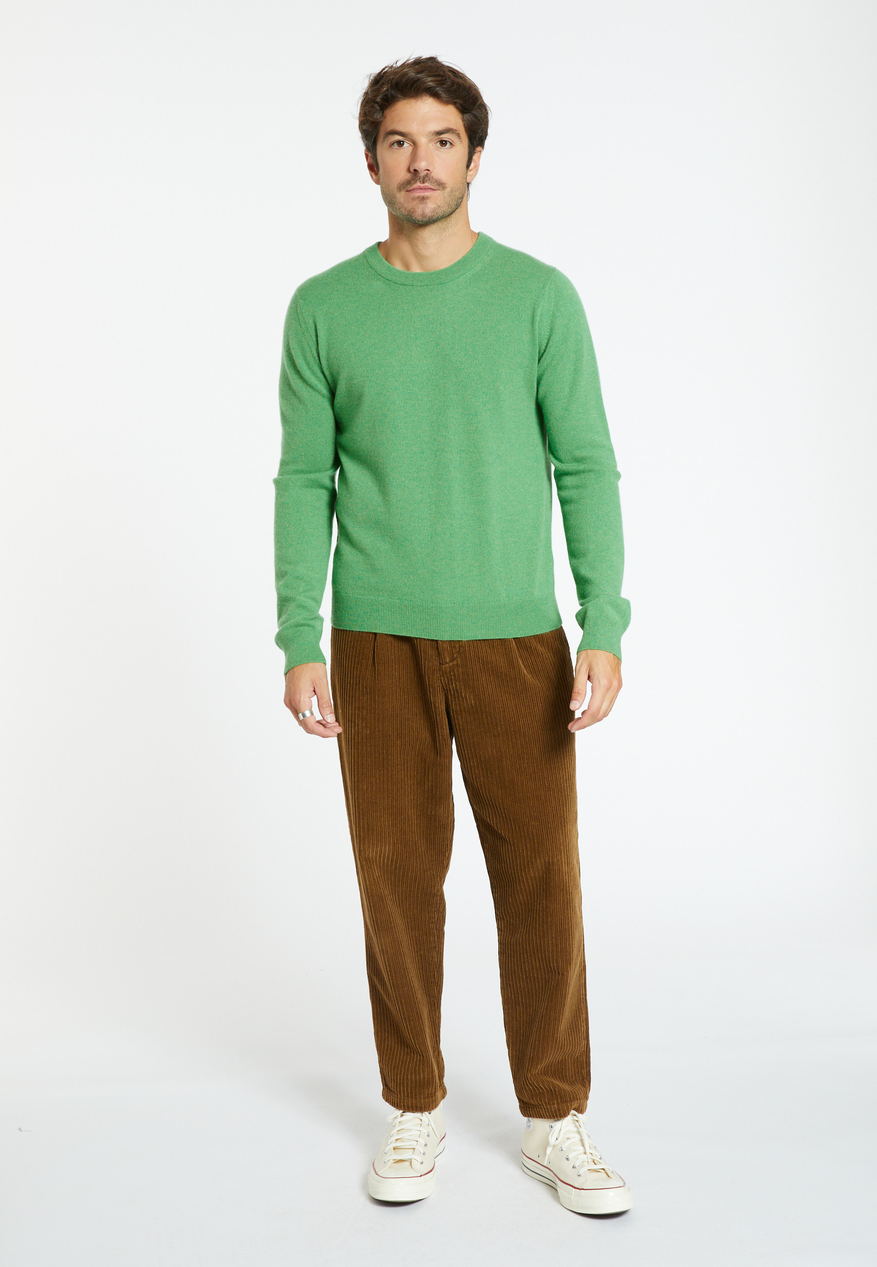 Pull col rond en cachemire - Evain 8251