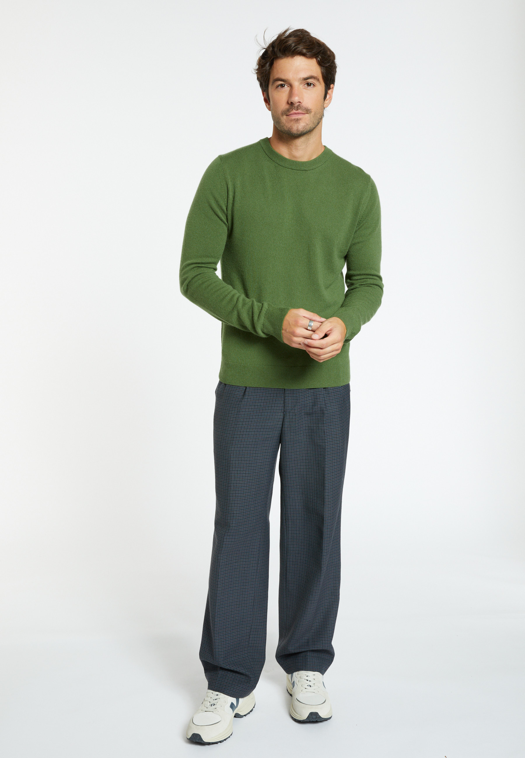 Pull col rond en cachemire - Evain 8252