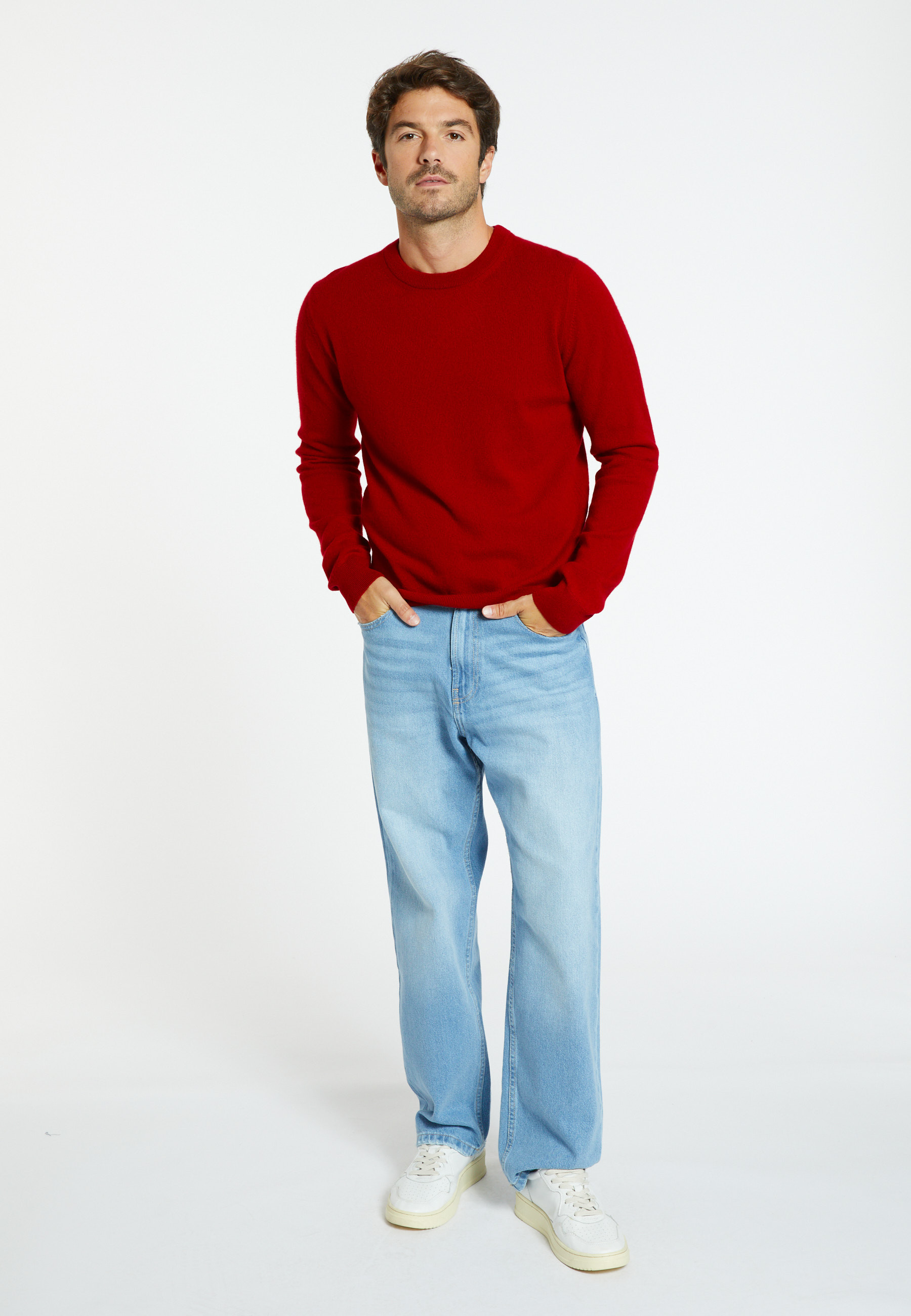 Pull col rond en cachemire - Evain 8281