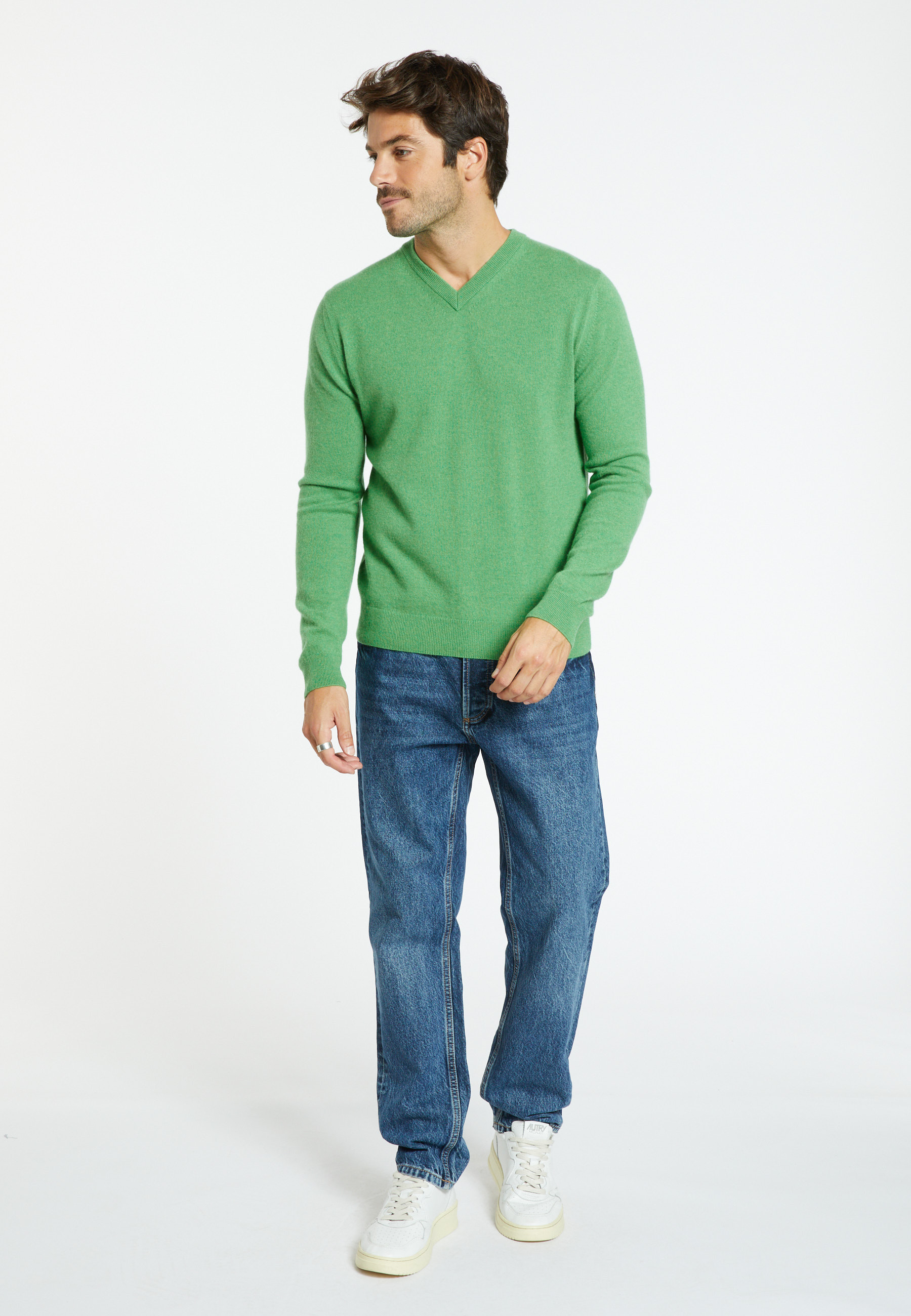 Pull col V en cachemire - Evann 8251