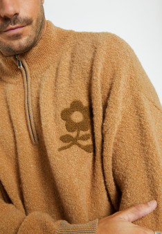 Pull en laine col zippé - Sullivan