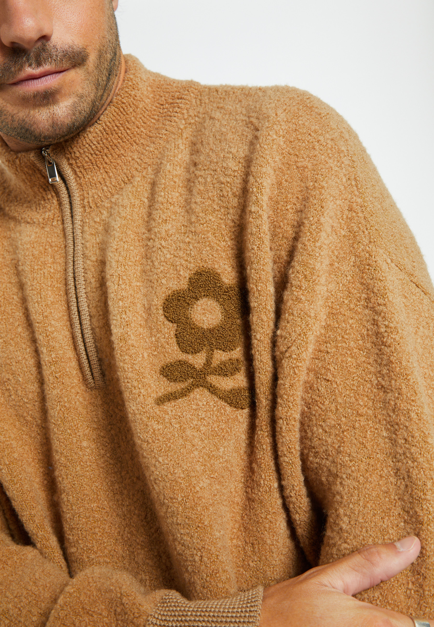 Pull en laine col zippé - Sullivan