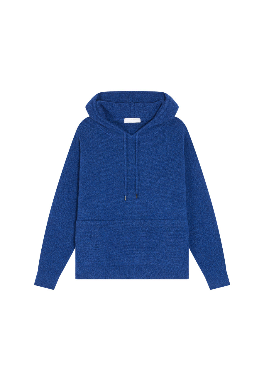 Unisex wool and cashmere hoodie - Fabio