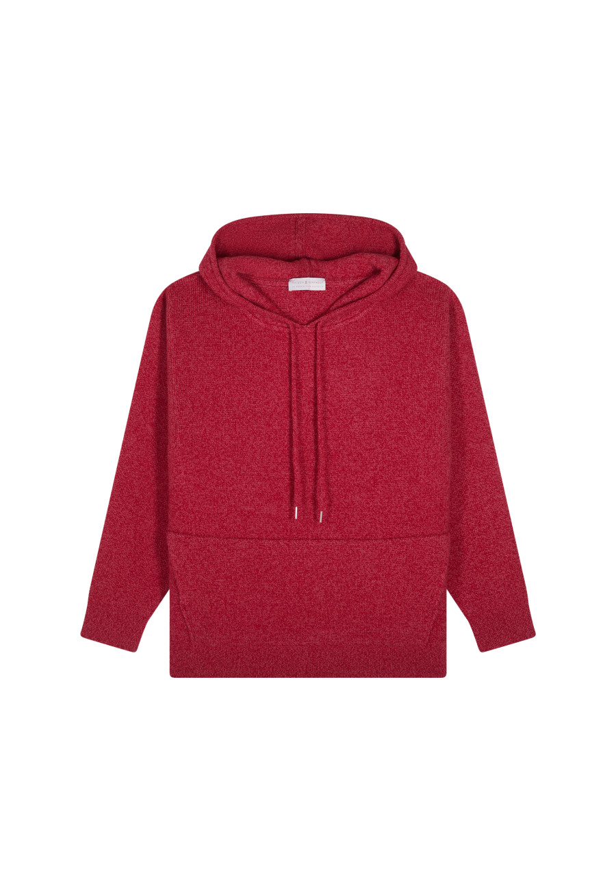 Unisex wool and cashmere hoodie - Fabio