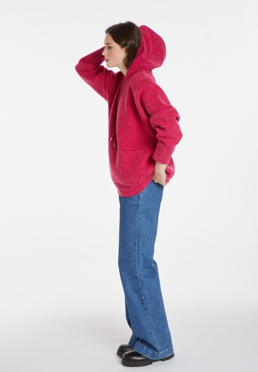 Unisex wool and cashmere hoodie - Fabio