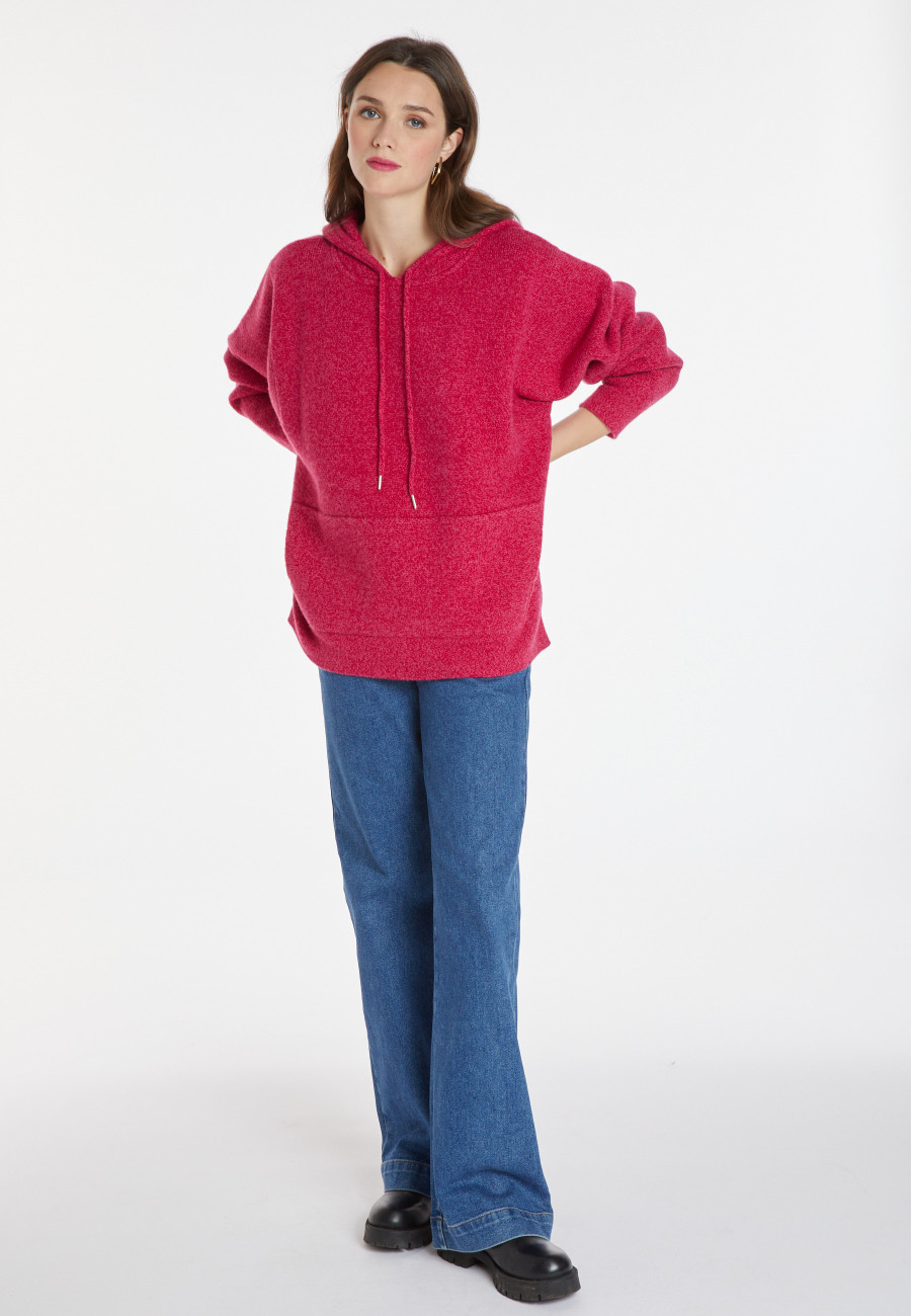 Unisex wool and cashmere hoodie - Fabio