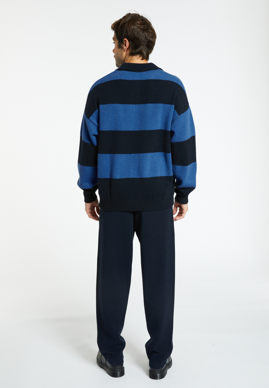 Wool and cashmere polo-neck sweater - Sean