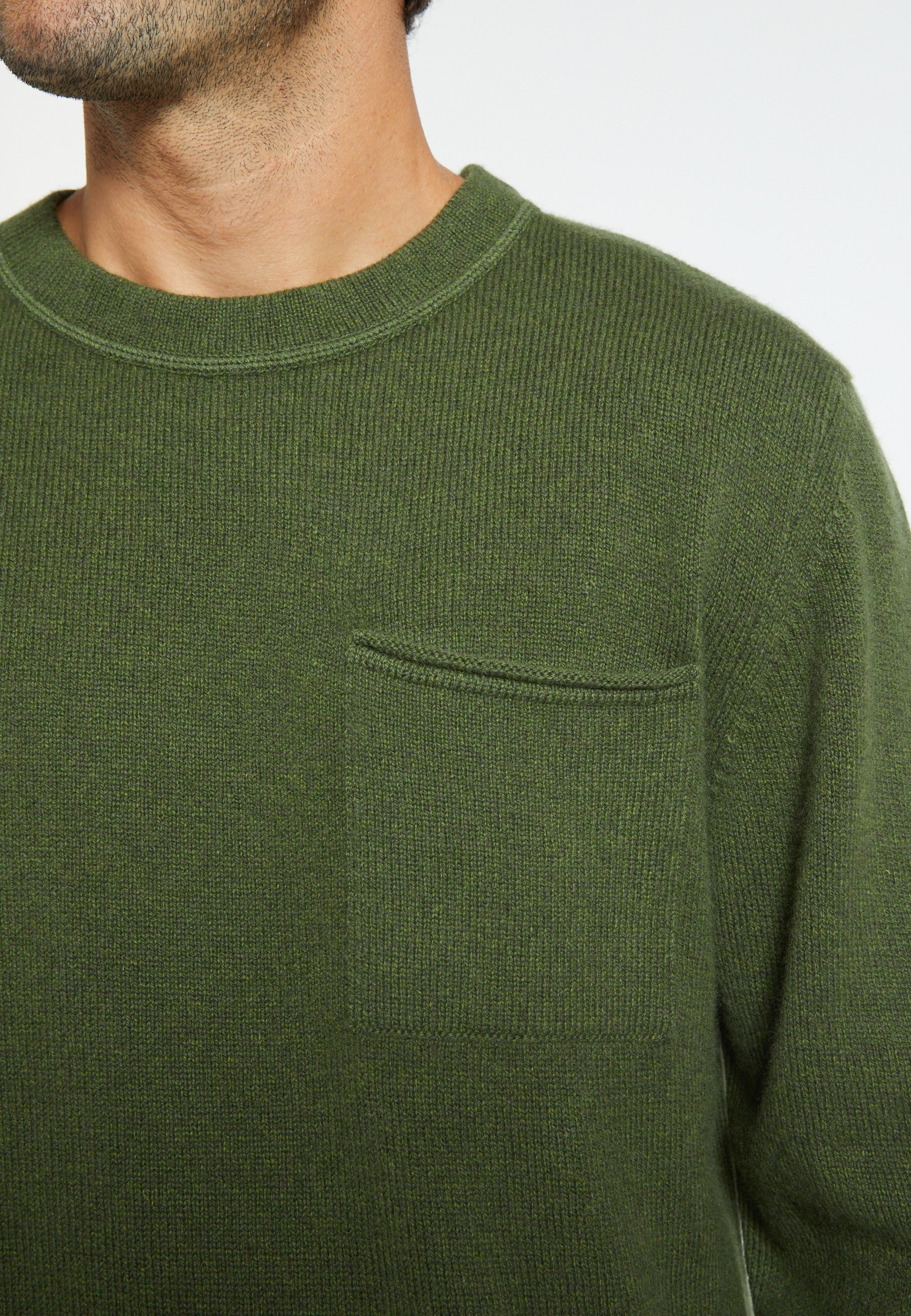 Pull en laine et cachemire avec poche - Sheridon 8252