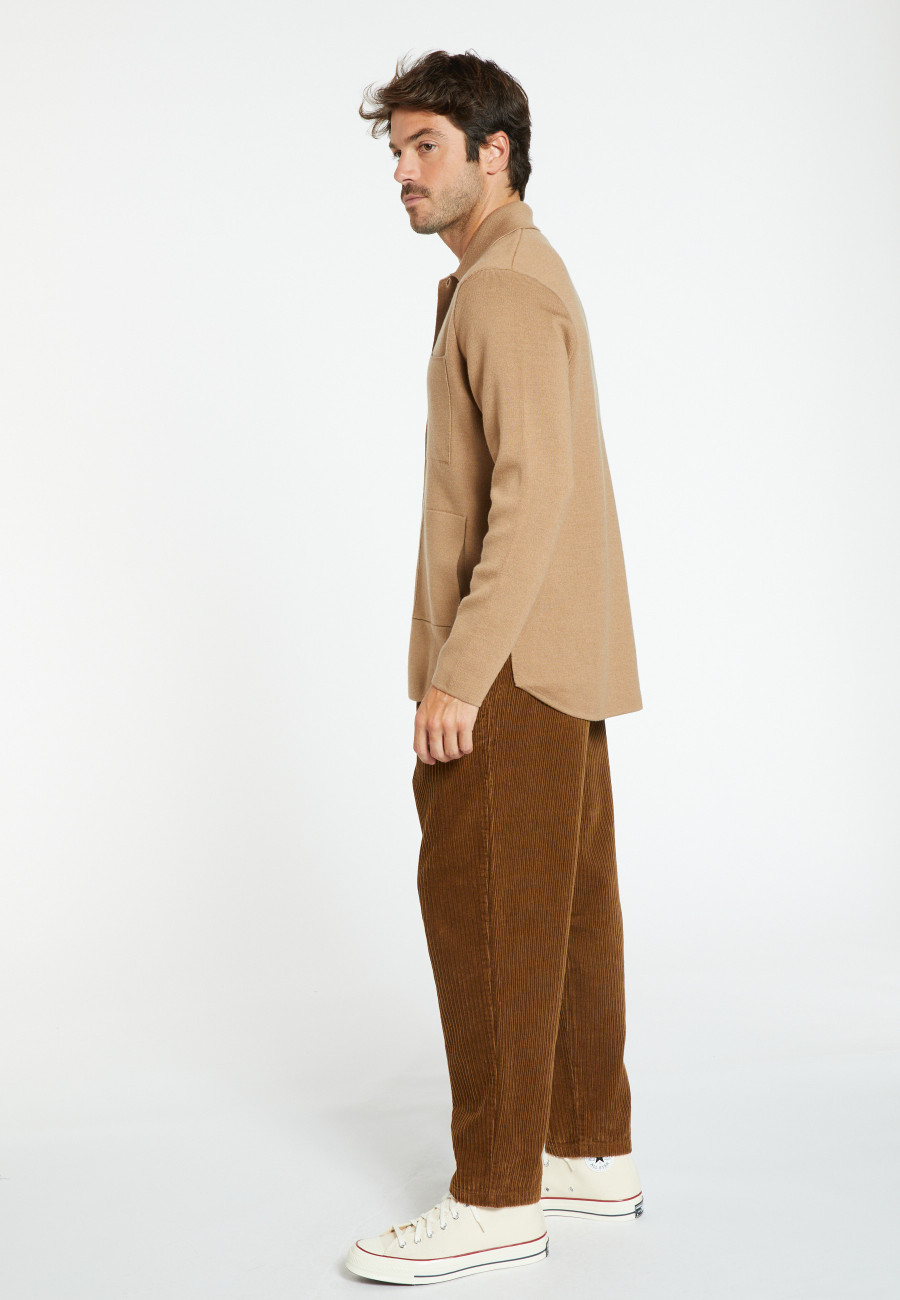 Veste en laine mérinos - Samuel