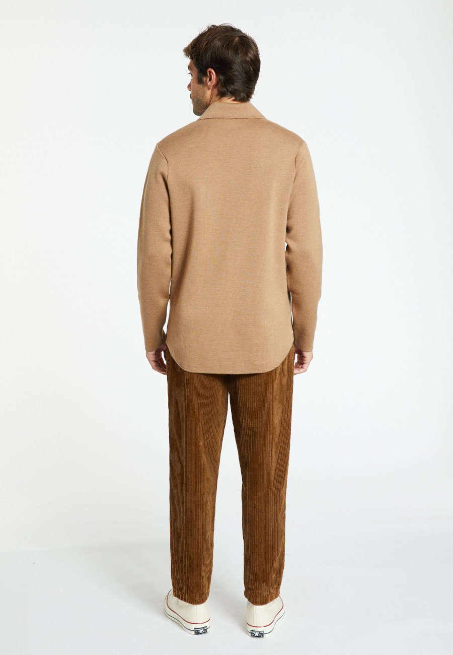 Veste en laine mérinos - Samuel