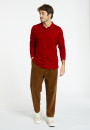 Polo manches longues en laine mérinos - Sidney 8281
