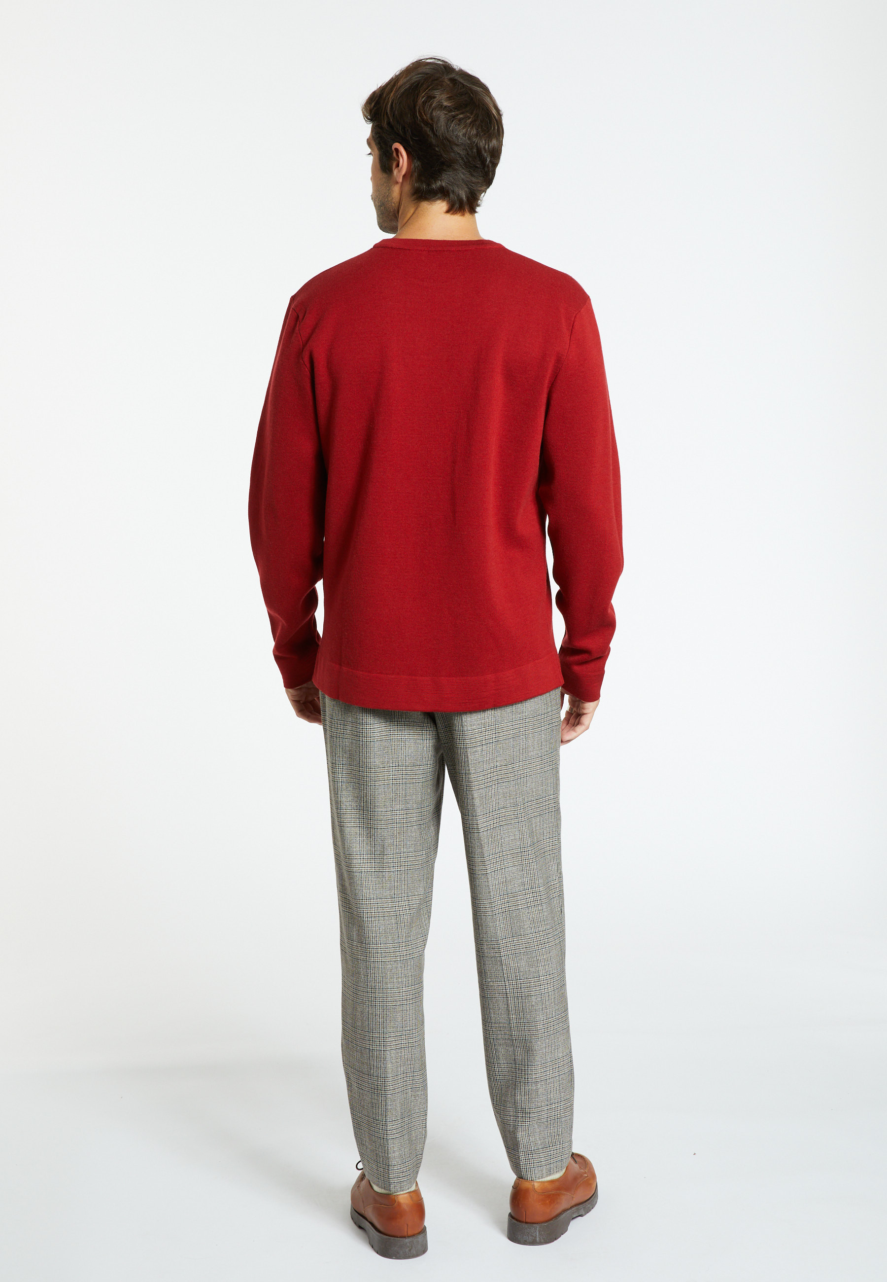 Pull laine mérinos avec logo - Santi 8281