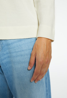 Pull en laine mérinos avec logo - Santi