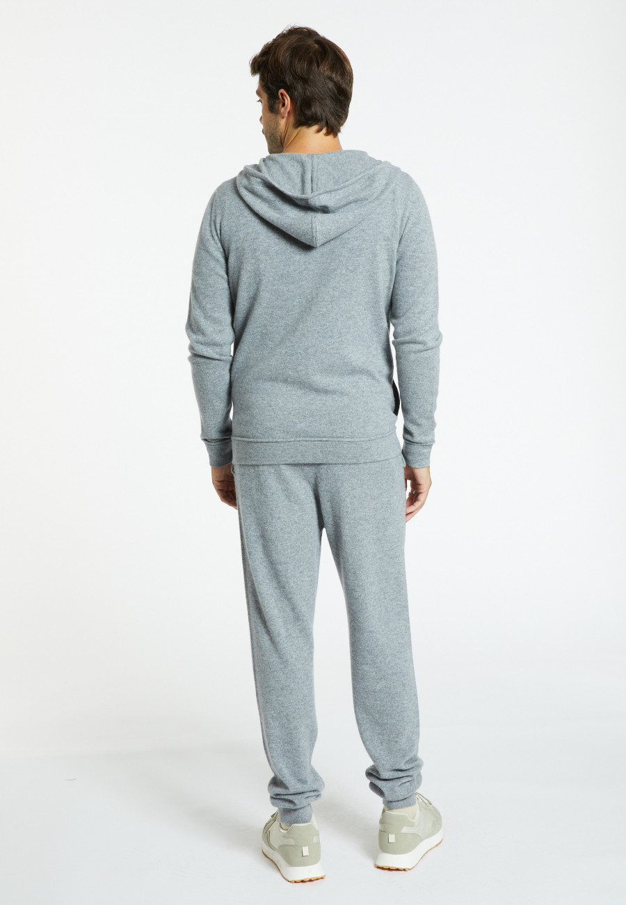 Cashmere hooded zip cardigan - Emilien