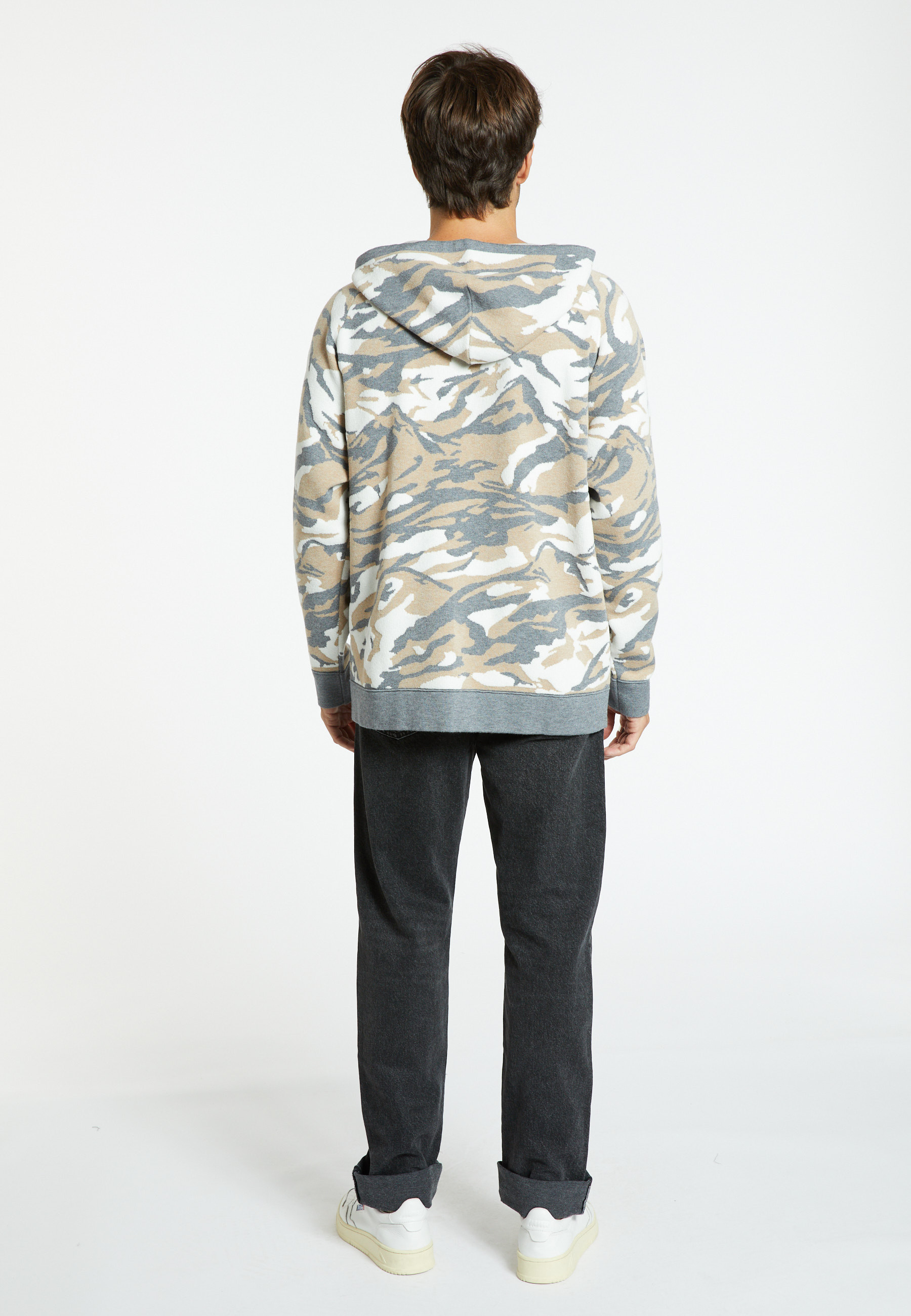 Hoodie graphique en laine mélangée - Steele