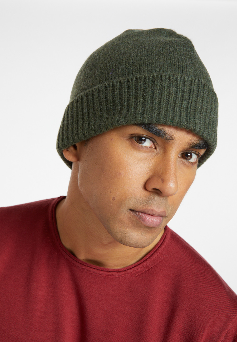 Gorro unissex de cashmere e lã - Gad