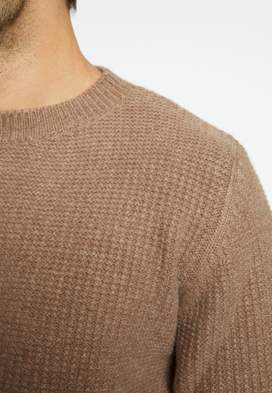 4-ply cashmere round neck sweater - Liverpool