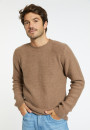 Pull col rond en cachemire 4 fils - Liverpool 7012 volute - 09 Gris moyen
