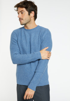 4-ply cashmere round neck sweater - Liverpool