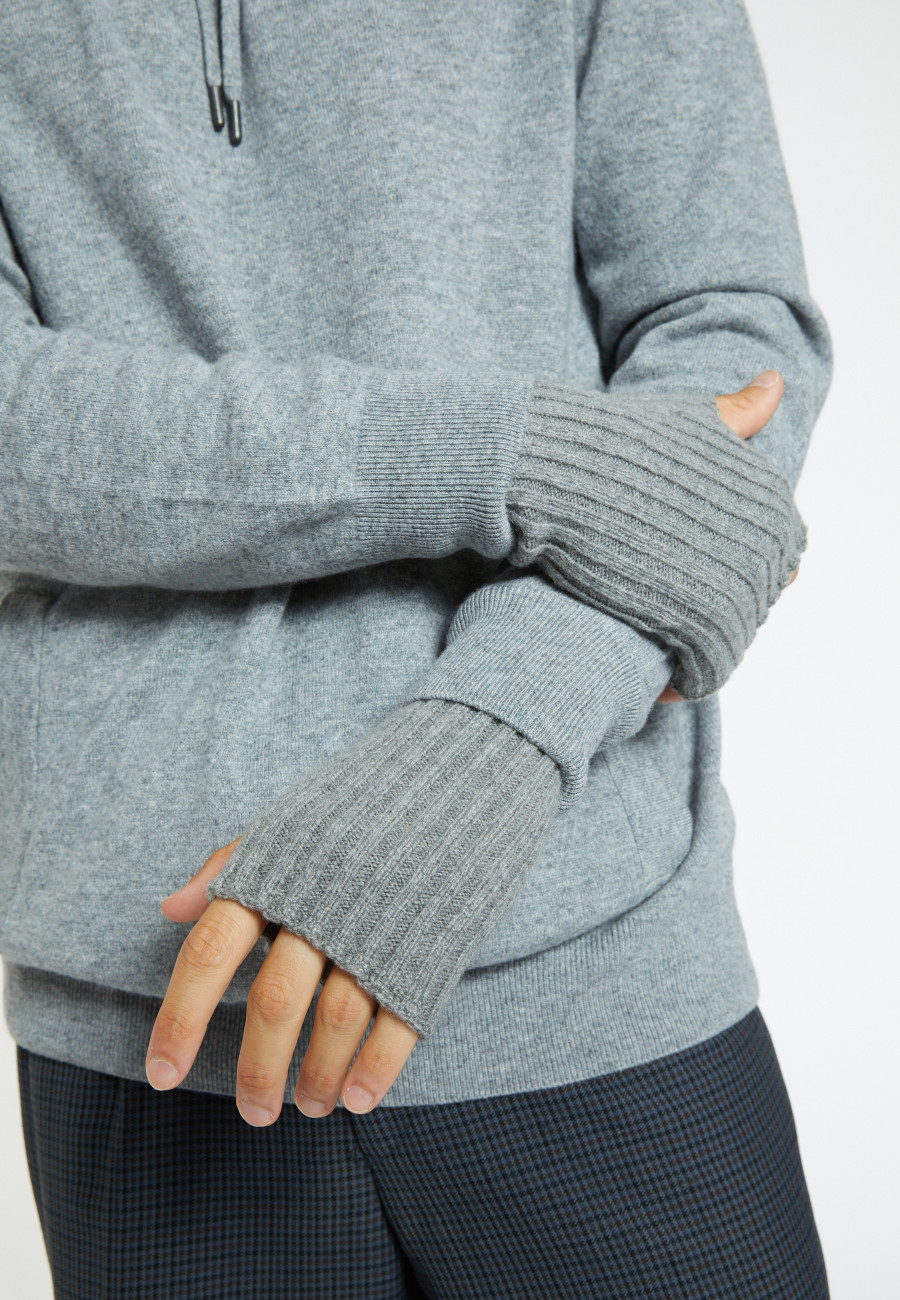 Unisex cashmere and wool mittens - Glenn