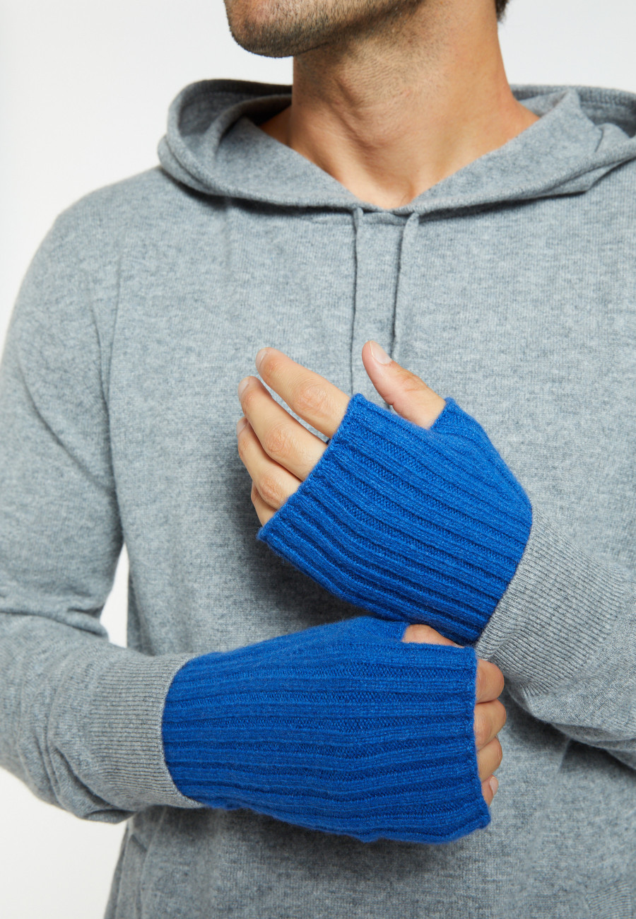Unisex cashmere and wool mittens - Glenn