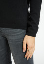 Pull col V en cachemire - Bijou 6642 emeraude - 21 Vert foncé