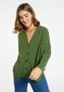 Cardigan en cachemire boutonné à poches - Ariel 8252