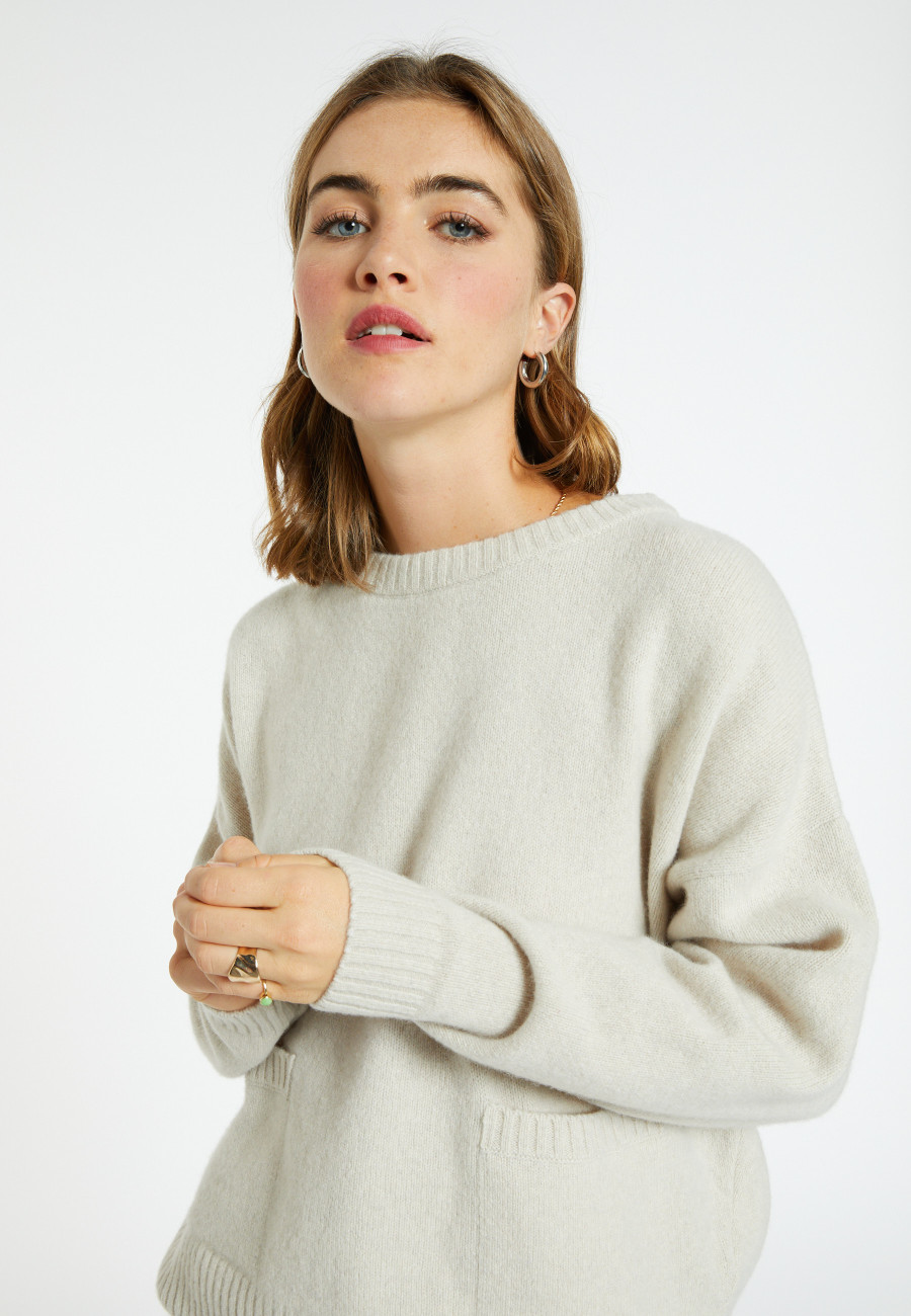 Pull ample cachemire et laine - Davina