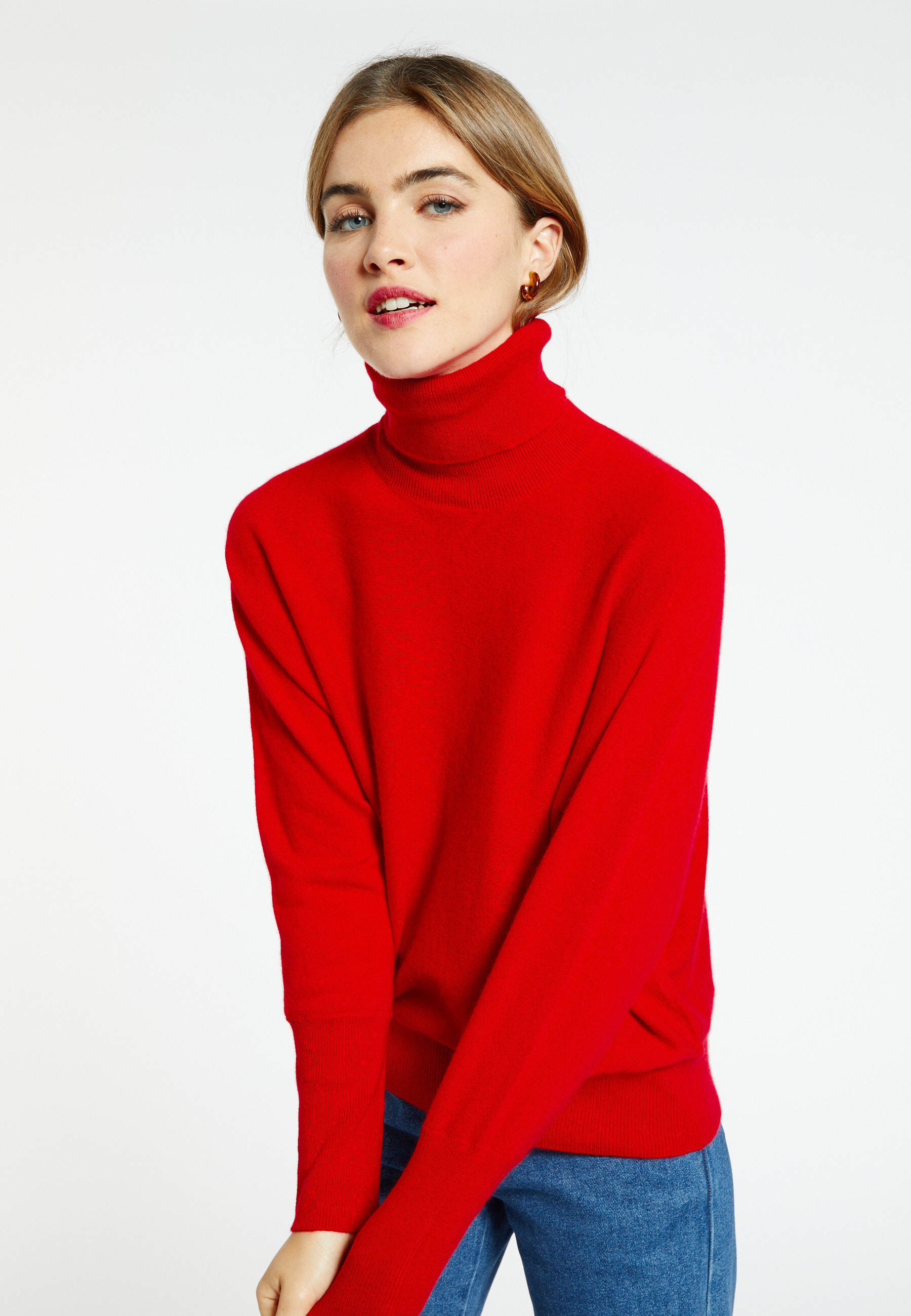 Pull chauve souris col roulé - Bob
