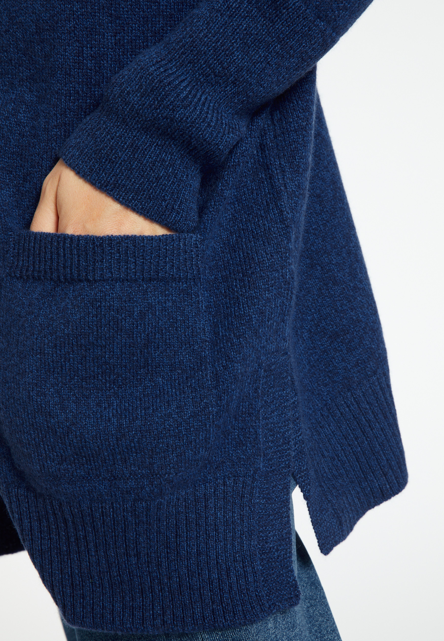 Long gilet laine et cachemire - Cabery 8241