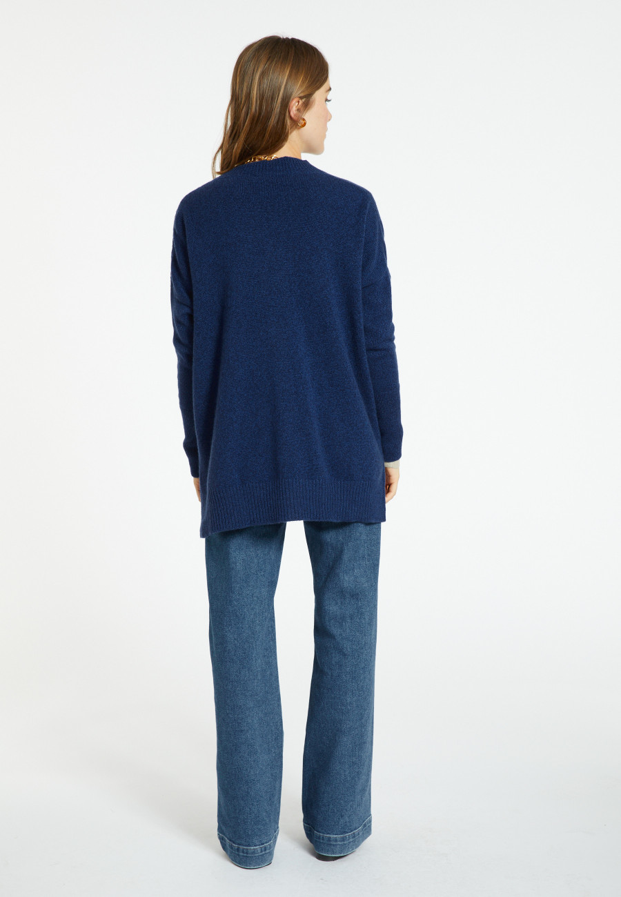 Cardigan longo de lã e cashmere - Cabery