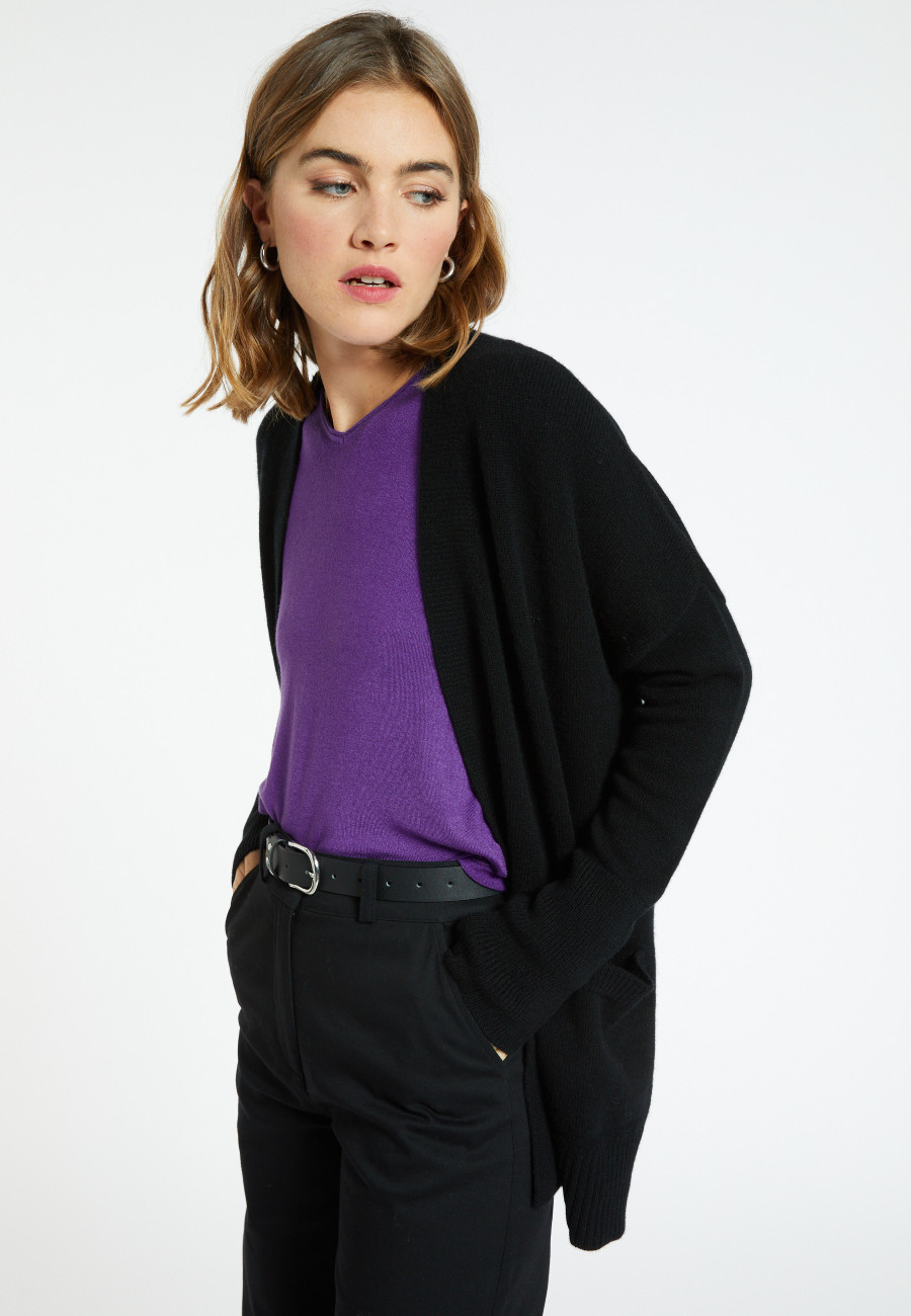 Long gilet laine et cachemire - Cabery