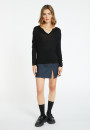 T-shirt col tunisien en bambou cachemire - Alicia 8210