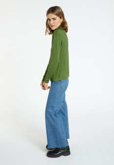 Bamboo cashmere turtleneck t-shirt - Aerio