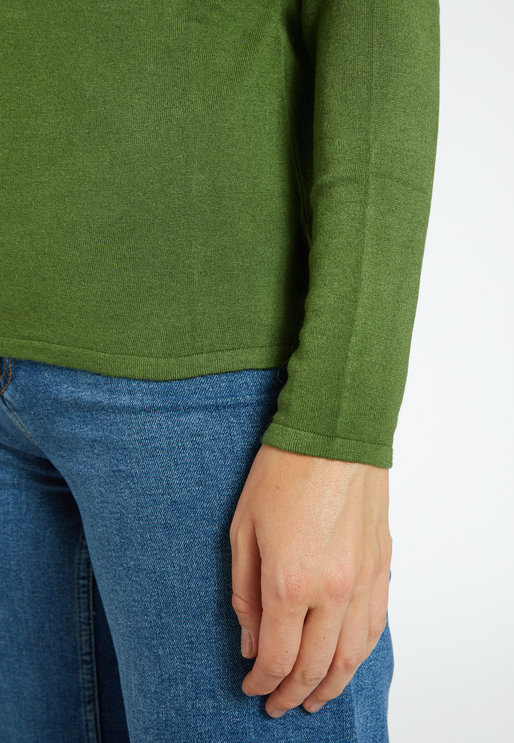 Bamboo cashmere turtleneck t-shirt - Aerio