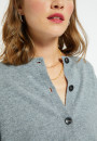 Cashmere round neck buttoned cardigan - Ari