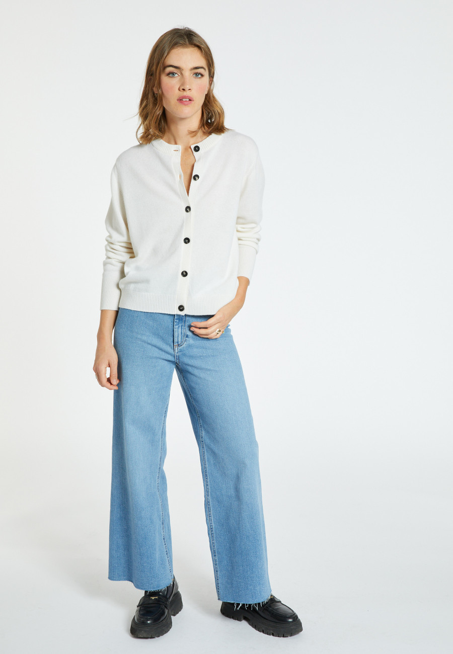 Cardigan boutonné en cachemire - Ari